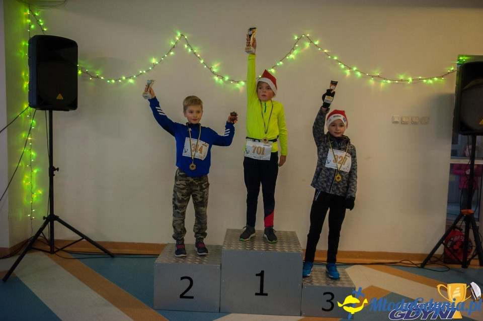 Biegi Mikołajkowe na Dąbrowie 2019