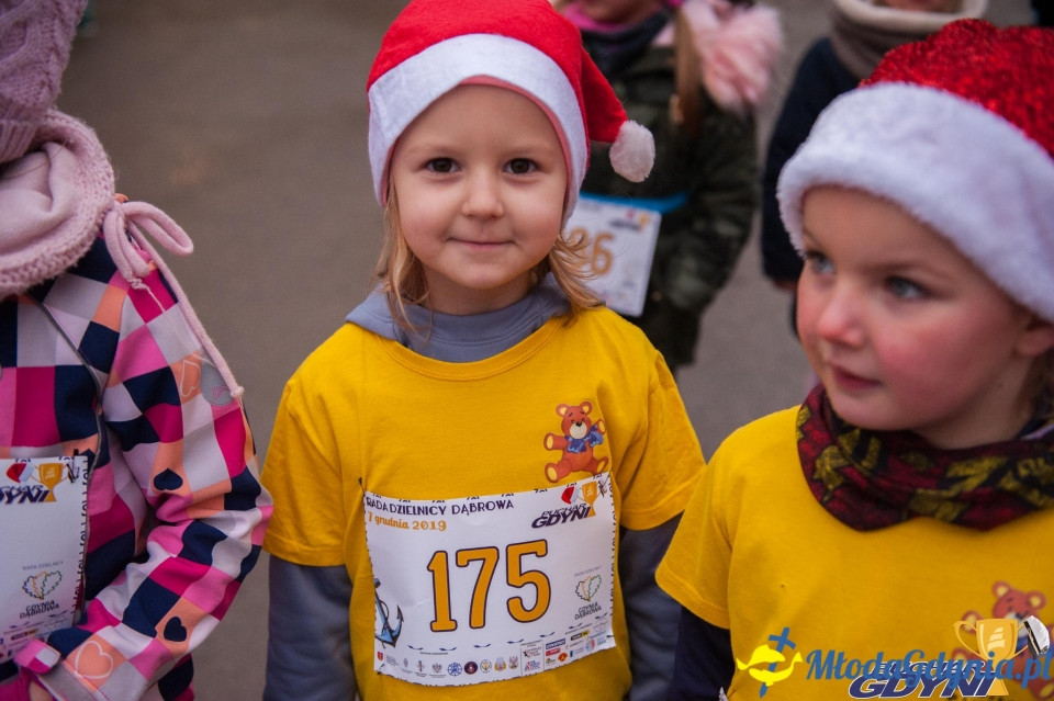 Biegi Mikołajkowe na Dąbrowie 2019