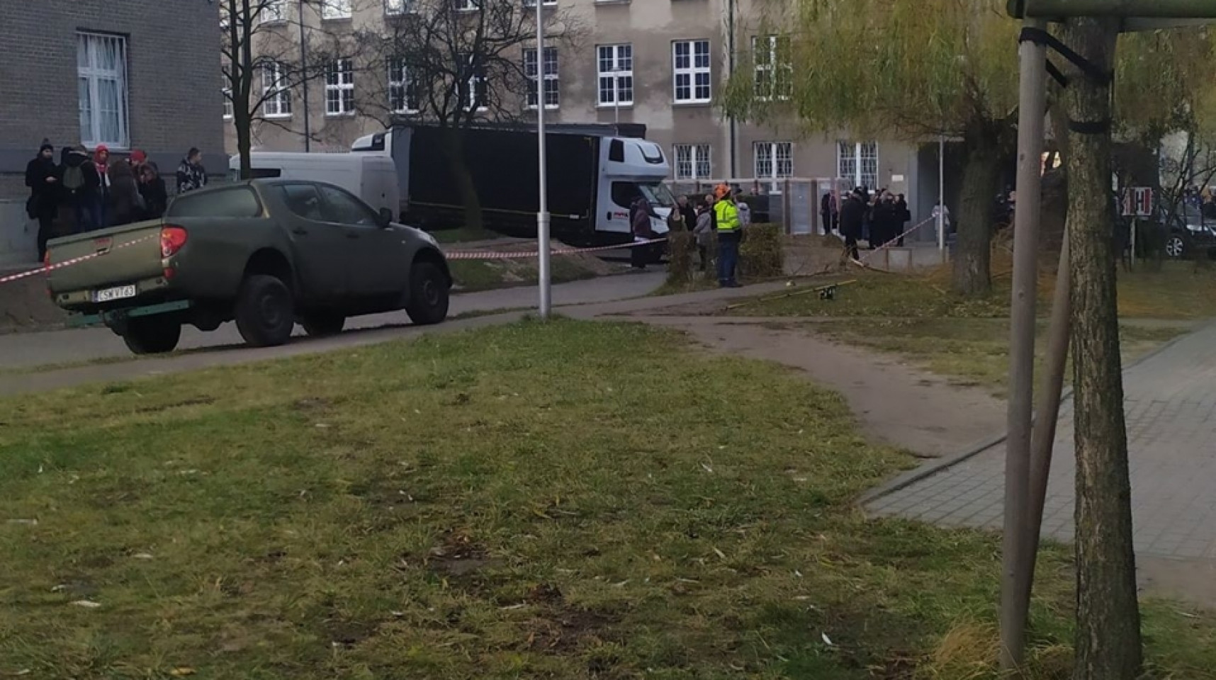 Niewybuch w Uniwersytecie Morskim