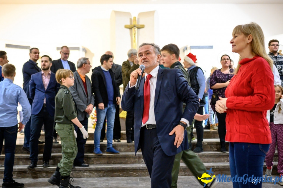Gdyńska wigilia 2019 u Franciszkanów