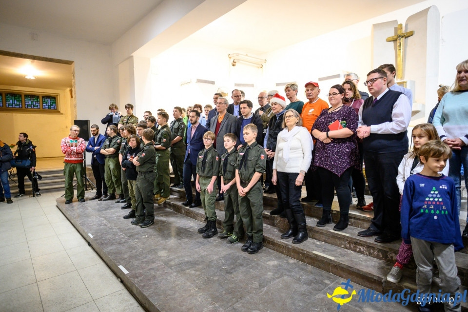 Gdyńska wigilia 2019 u Franciszkanów