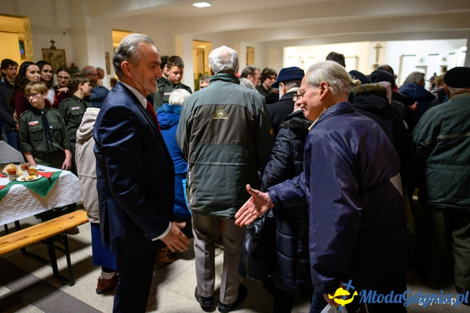 Gdyńska wigilia 2019 u Franciszkanów