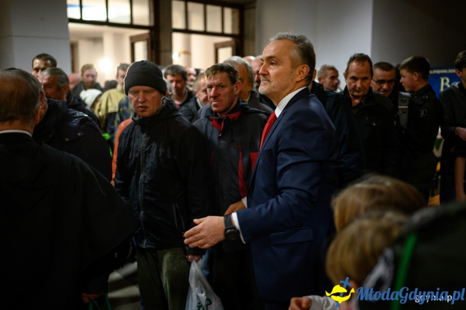 Gdyńska wigilia 2019 u Franciszkanów