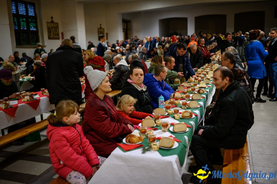 Gdyńska wigilia 2019 u Franciszkanów