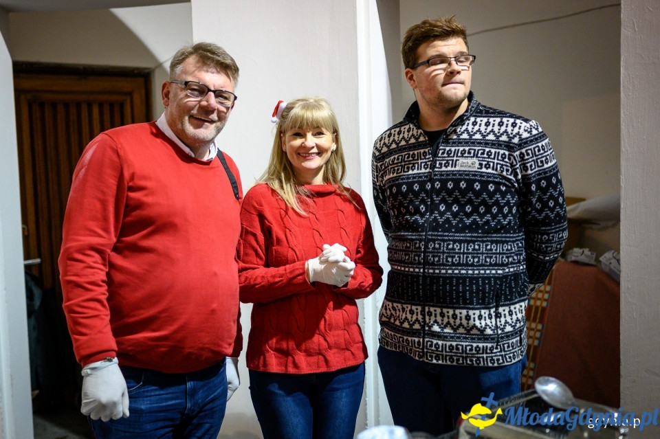Gdyńska wigilia 2019 u Franciszkanów