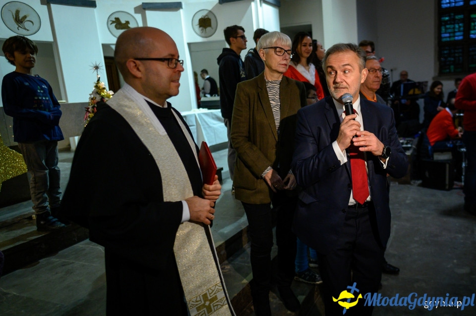 Gdyńska wigilia 2019 u Franciszkanów