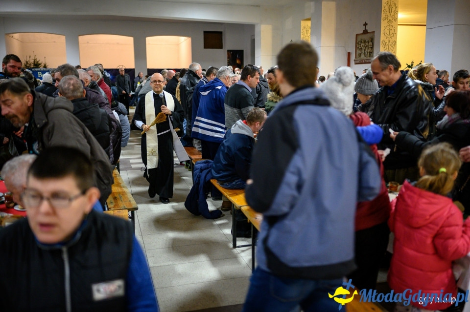 Gdyńska wigilia 2019 u Franciszkanów