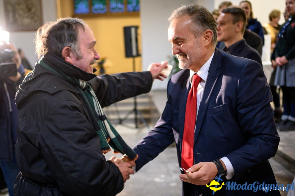 Gdyńska wigilia 2019 u Franciszkanów