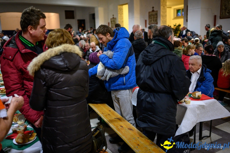 Gdyńska wigilia 2019 u Franciszkanów