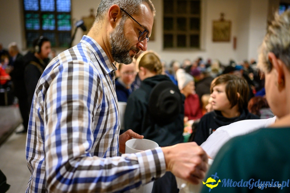 Gdyńska wigilia 2019 u Franciszkanów