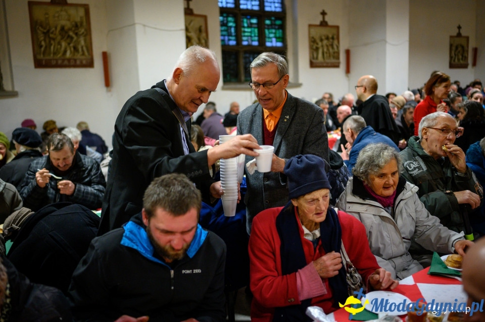 Gdyńska wigilia 2019 u Franciszkanów