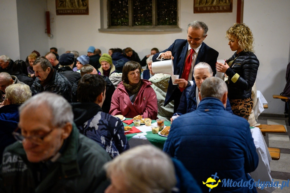 Gdyńska wigilia 2019 u Franciszkanów