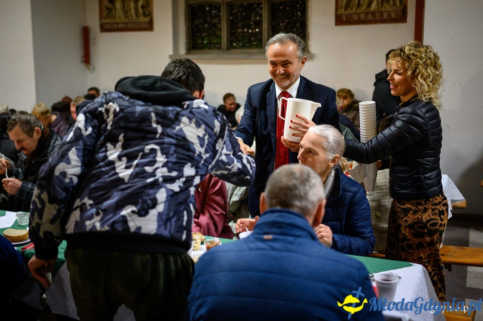 Gdyńska wigilia 2019 u Franciszkanów