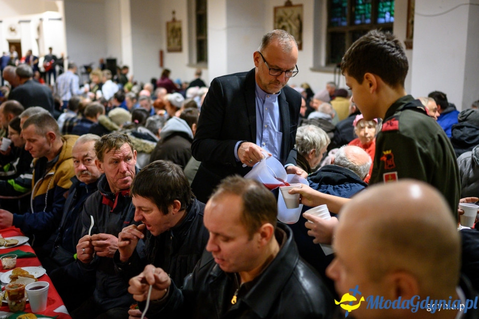 Gdyńska wigilia 2019 u Franciszkanów