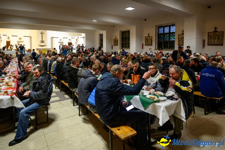 Gdyńska wigilia 2019 u Franciszkanów