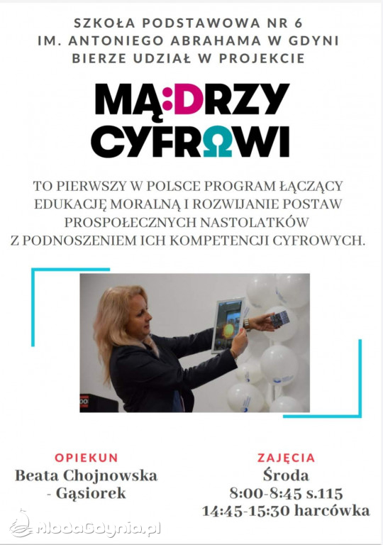 Mądrzy Cyfrowi w SP 6 w Gdyni
