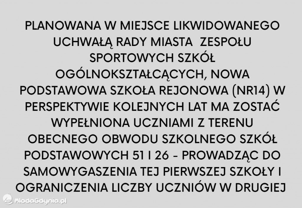 Alternatywna propozycja zmian w sieci szkół