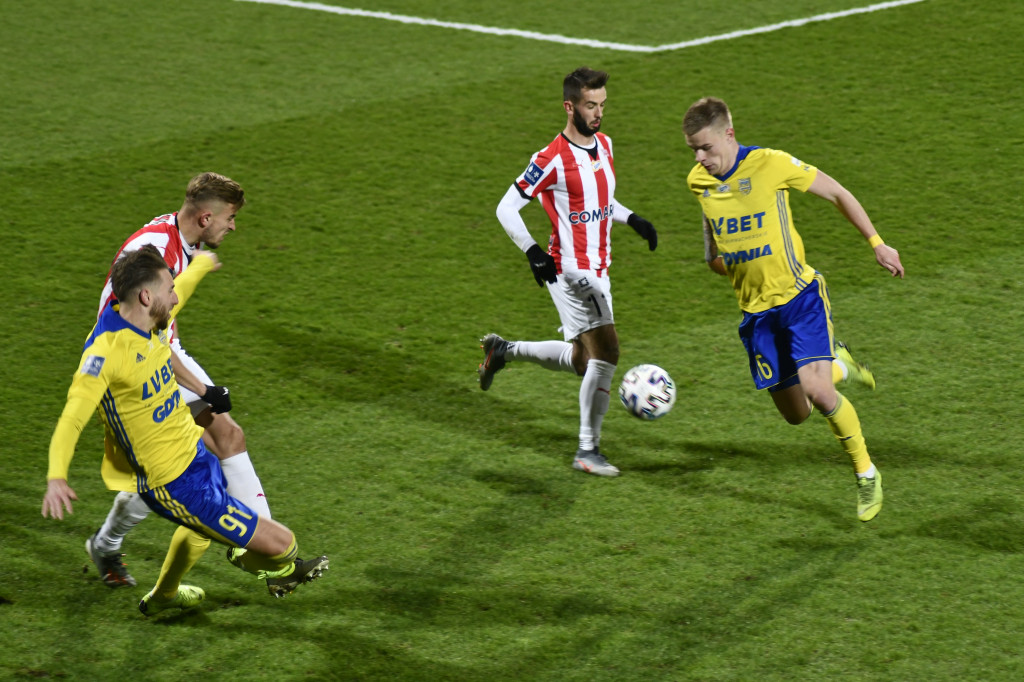 Arka Gdynia 0-1 Cracovia Kraków - 07.02.2020r.