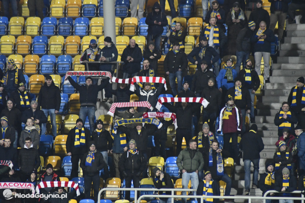 Arka Gdynia 0-1 Cracovia Kraków - 07.02.2020r.