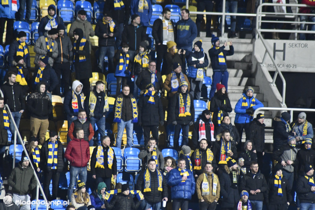 Arka Gdynia 0-1 Cracovia Kraków - 07.02.2020r.