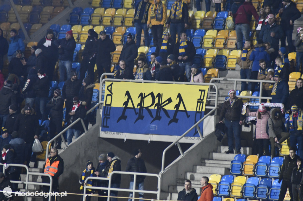 Arka Gdynia 0-1 Cracovia Kraków - 07.02.2020r.