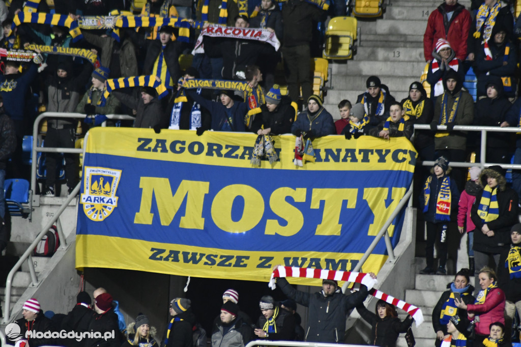 Arka Gdynia 0-1 Cracovia Kraków - 07.02.2020r.