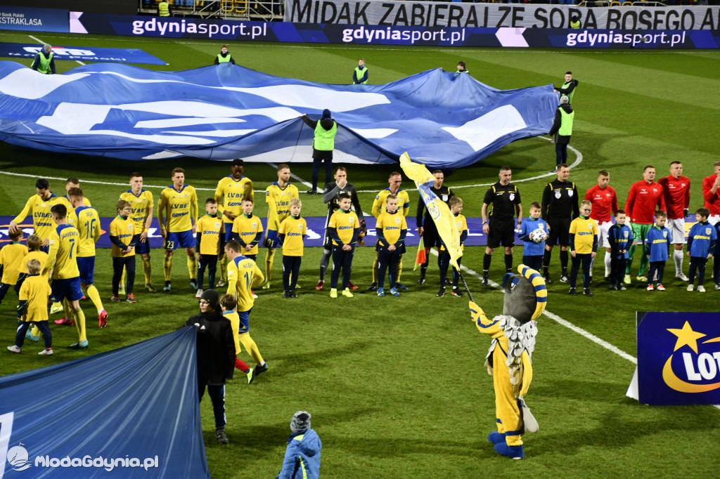 Arka Gdynia 0-1 Cracovia Kraków - 07.02.2020r.