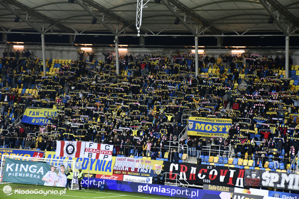 Arka Gdynia 0-1 Cracovia Kraków - 07.02.2020r.
