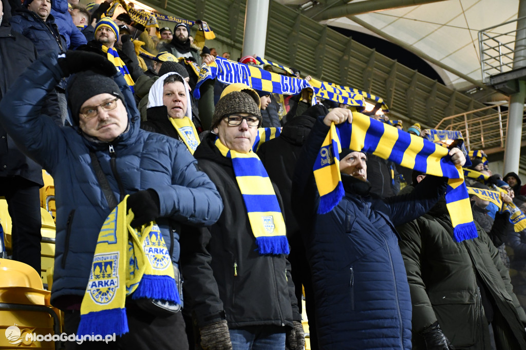 Arka Gdynia 0-1 Cracovia Kraków - 07.02.2020r.
