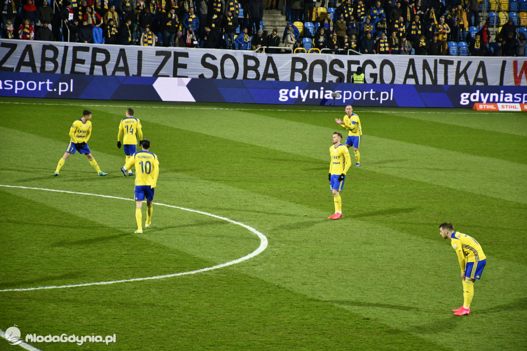 Arka Gdynia 0-1 Cracovia Kraków - 07.02.2020r.