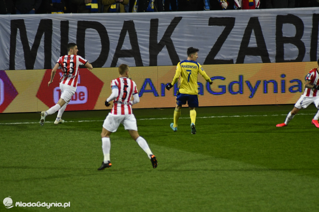 Arka Gdynia 0-1 Cracovia Kraków - 07.02.2020r.