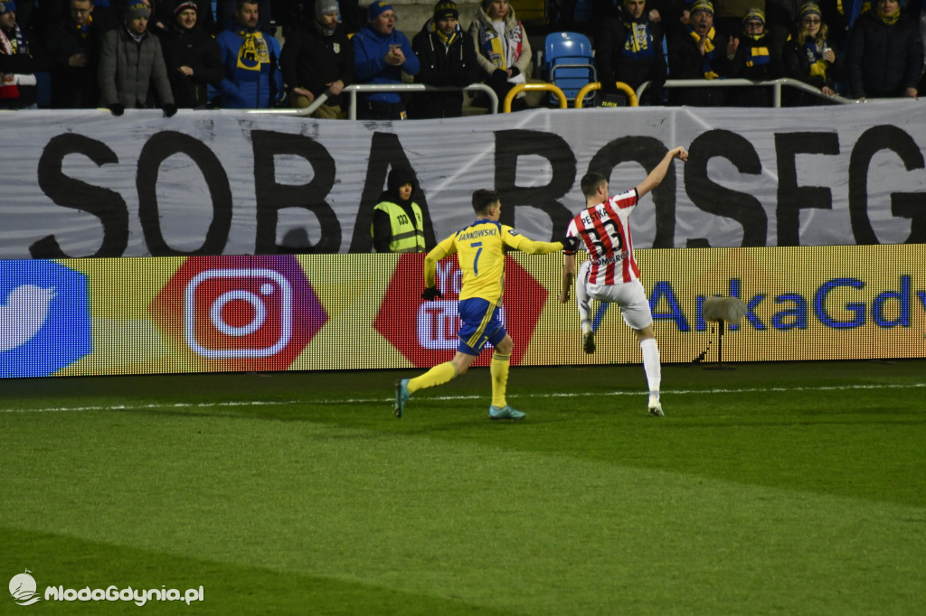 Arka Gdynia 0-1 Cracovia Kraków - 07.02.2020r.