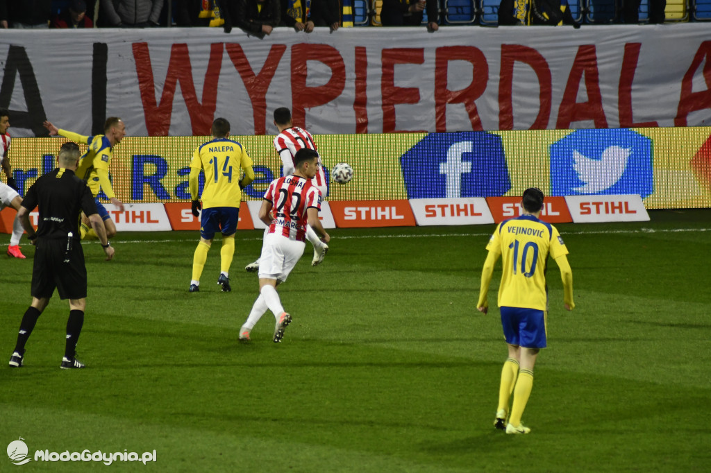 Arka Gdynia 0-1 Cracovia Kraków - 07.02.2020r.