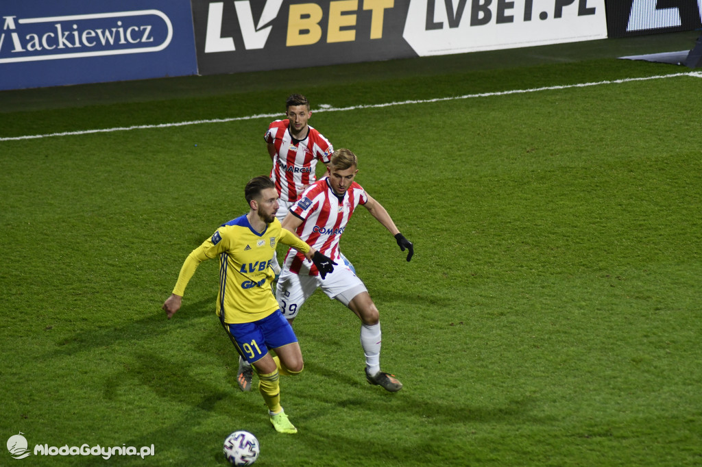 Arka Gdynia 0-1 Cracovia Kraków - 07.02.2020r.