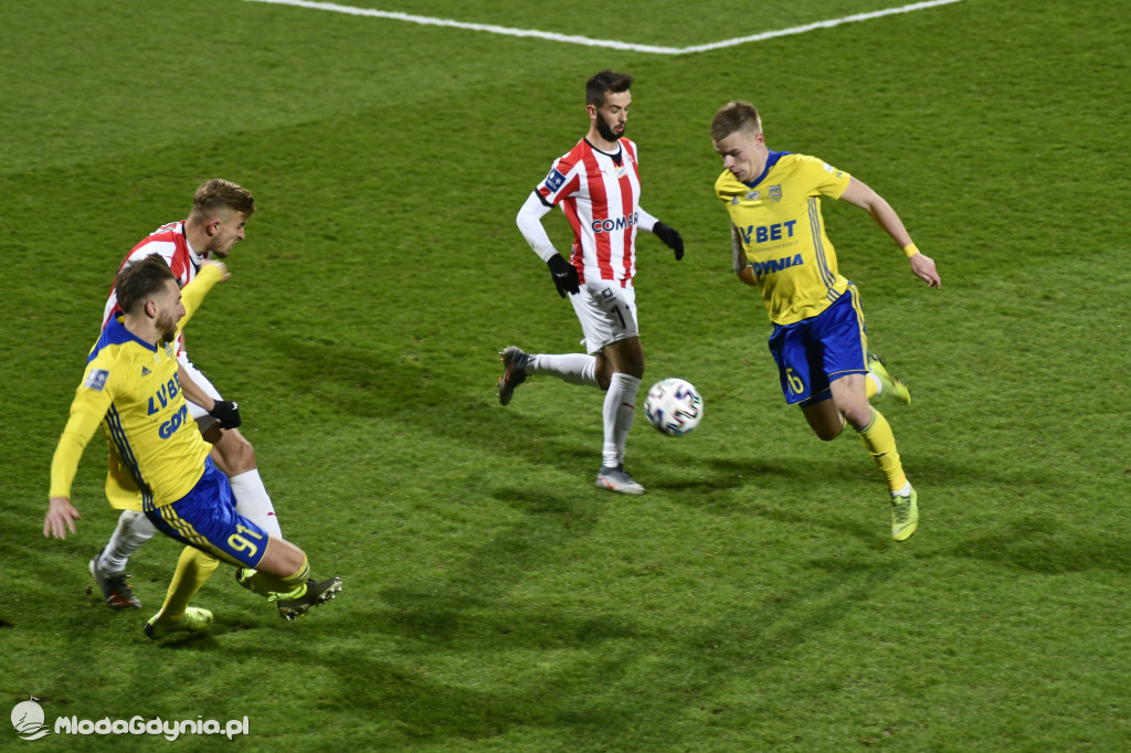 Arka Gdynia 0-1 Cracovia Kraków - 07.02.2020r.