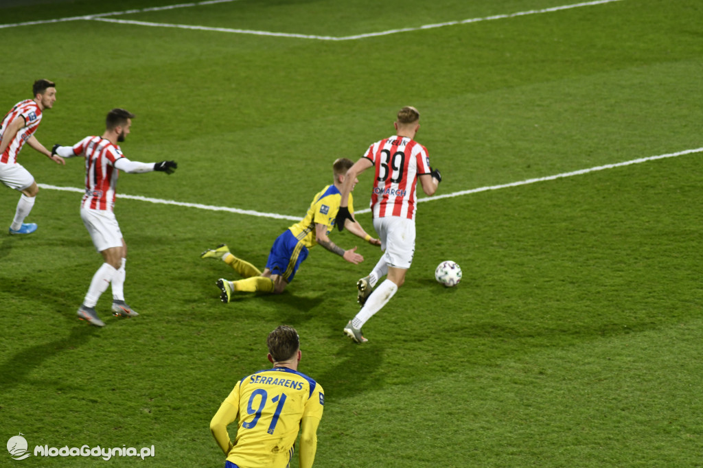 Arka Gdynia 0-1 Cracovia Kraków - 07.02.2020r.