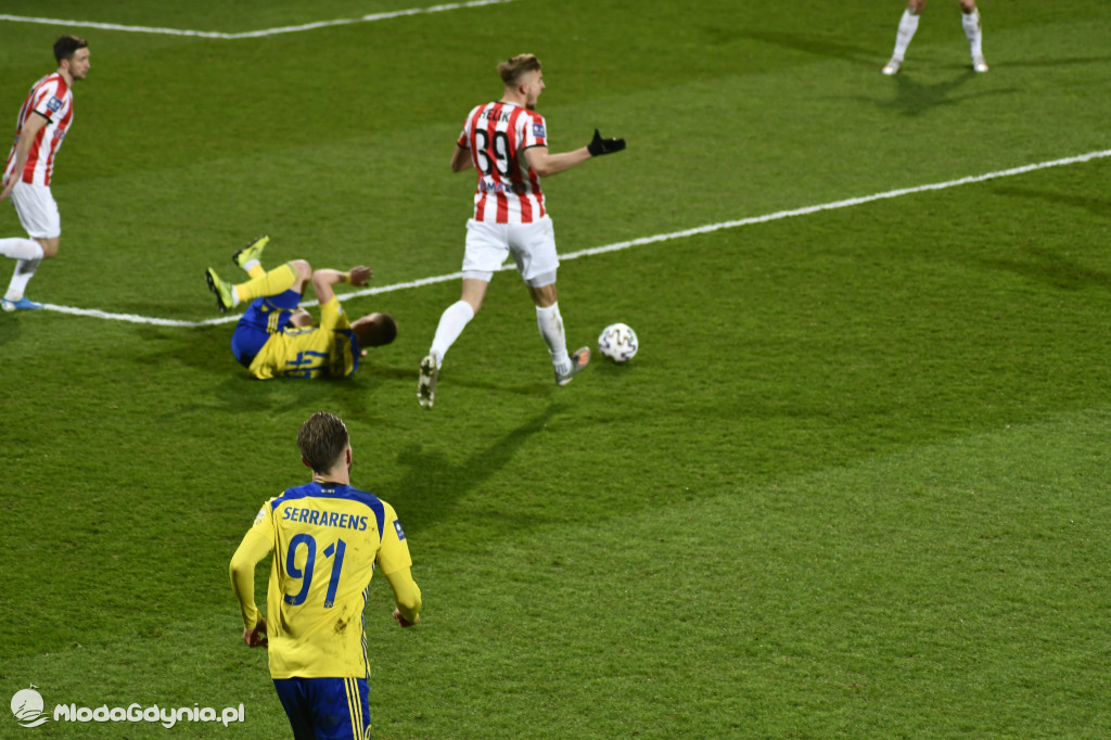 Arka Gdynia 0-1 Cracovia Kraków - 07.02.2020r.