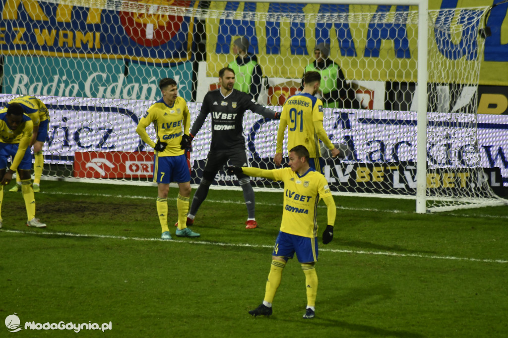 Arka Gdynia 0-1 Cracovia Kraków - 07.02.2020r.