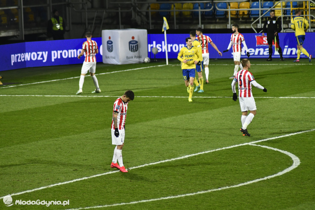 Arka Gdynia 0-1 Cracovia Kraków - 07.02.2020r.