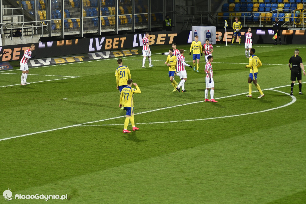 Arka Gdynia 0-1 Cracovia Kraków - 07.02.2020r.