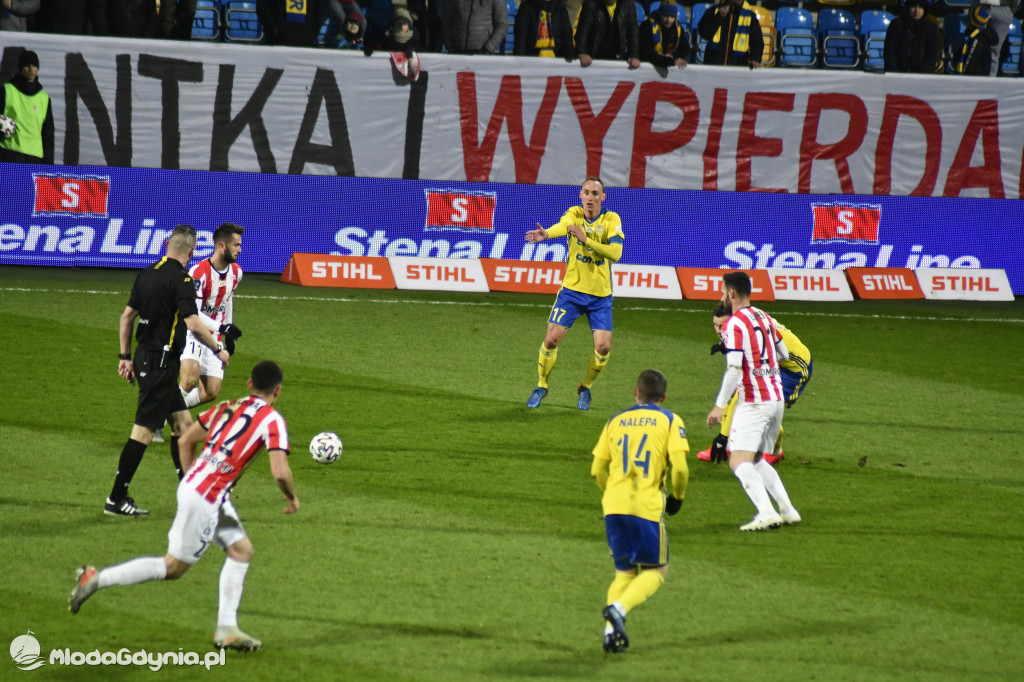 Arka Gdynia 0-1 Cracovia Kraków - 07.02.2020r.