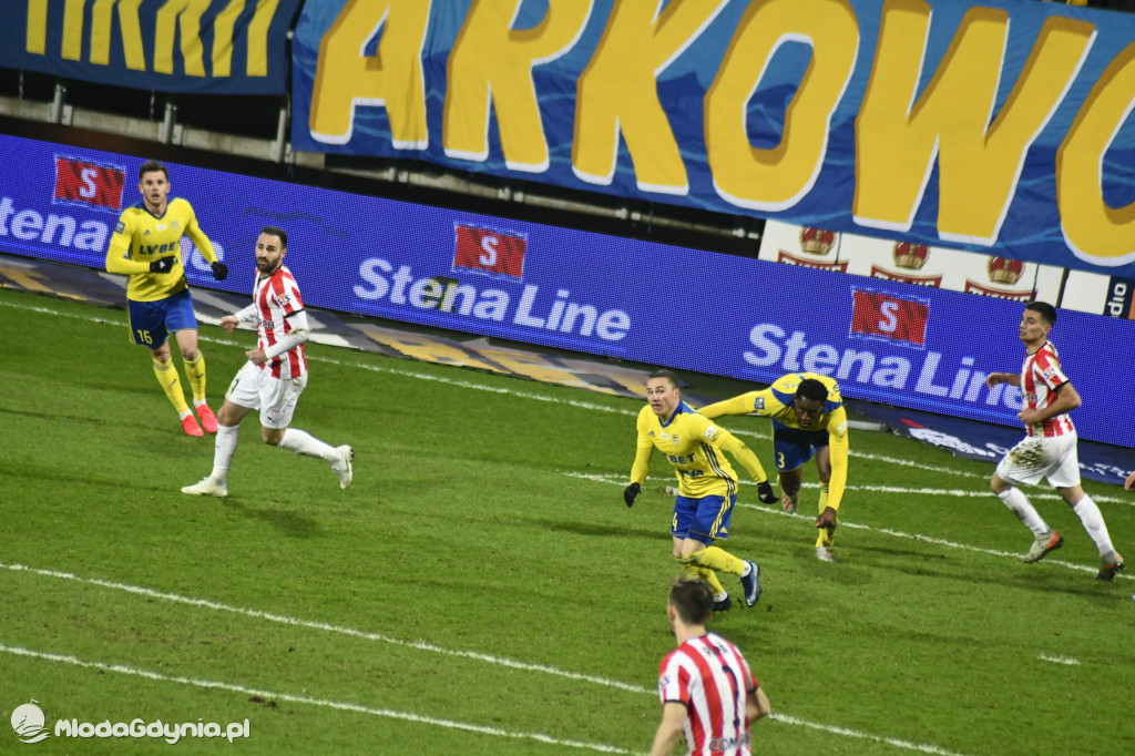 Arka Gdynia 0-1 Cracovia Kraków - 07.02.2020r.