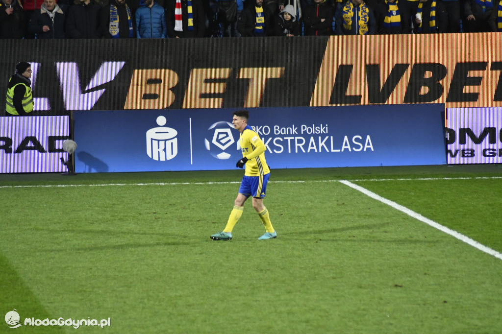 Arka Gdynia 0-1 Cracovia Kraków - 07.02.2020r.