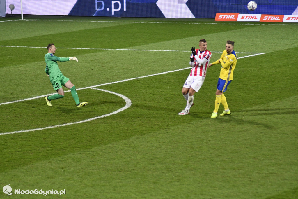 Arka Gdynia 0-1 Cracovia Kraków - 07.02.2020r.