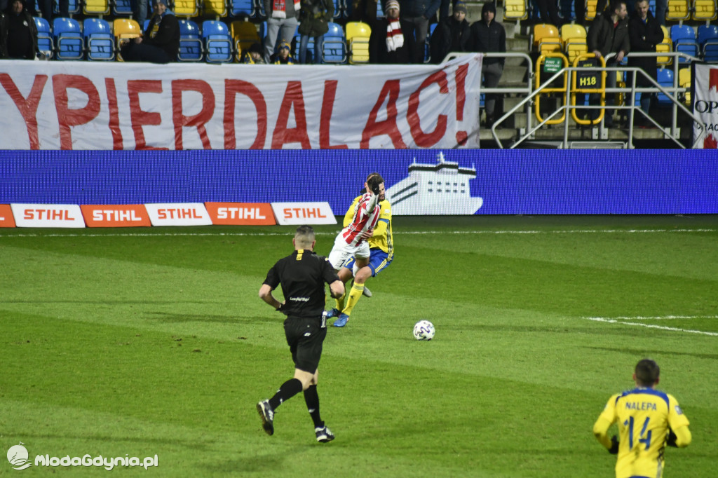 Arka Gdynia 0-1 Cracovia Kraków - 07.02.2020r.