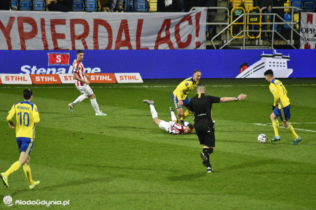 Arka Gdynia 0-1 Cracovia Kraków - 07.02.2020r.