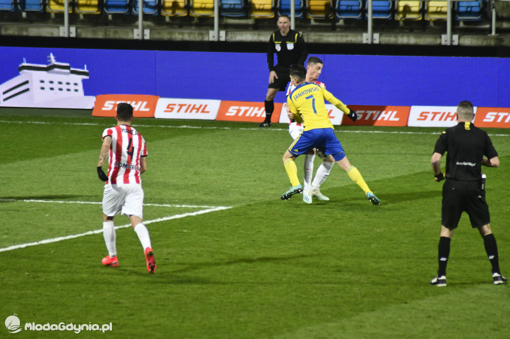 Arka Gdynia 0-1 Cracovia Kraków - 07.02.2020r.
