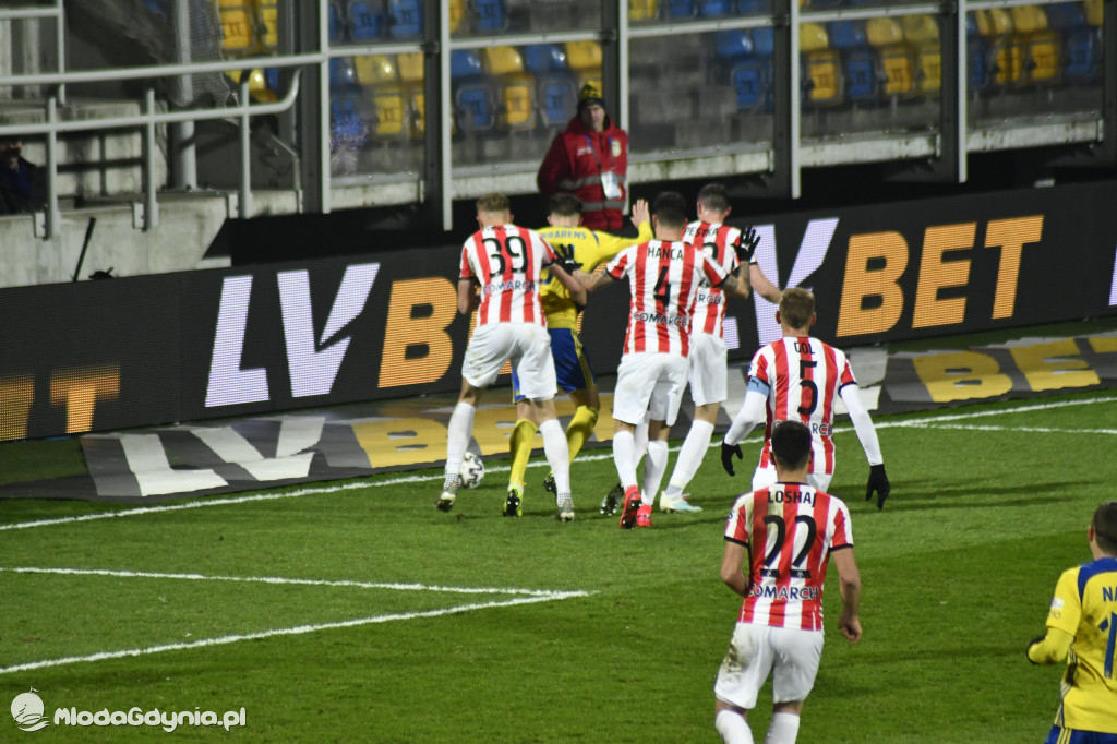 Arka Gdynia 0-1 Cracovia Kraków - 07.02.2020r.