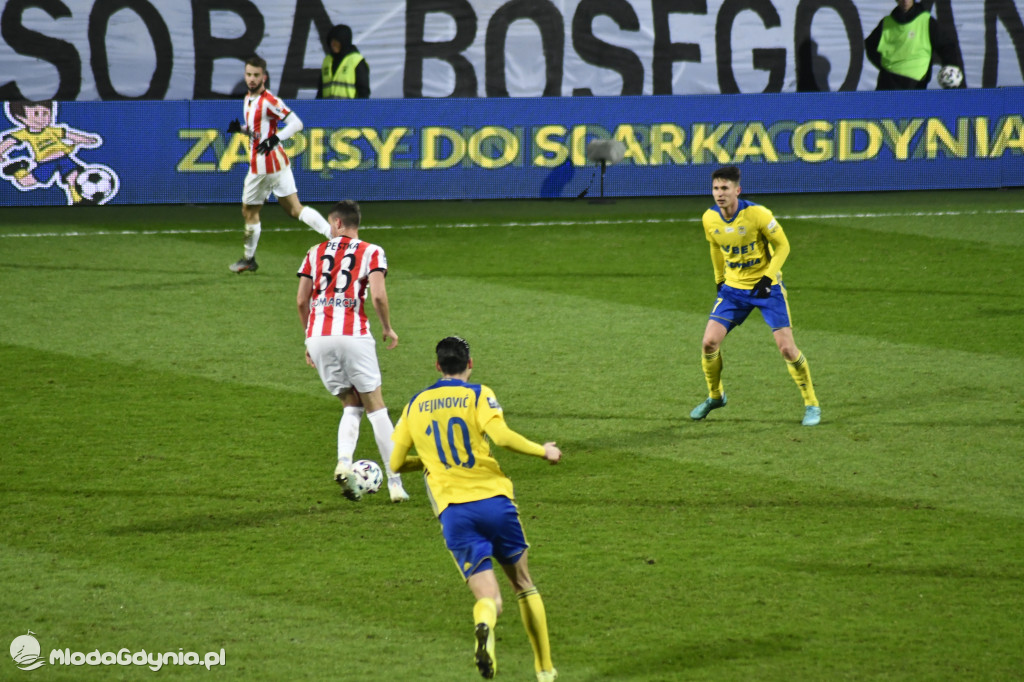 Arka Gdynia 0-1 Cracovia Kraków - 07.02.2020r.