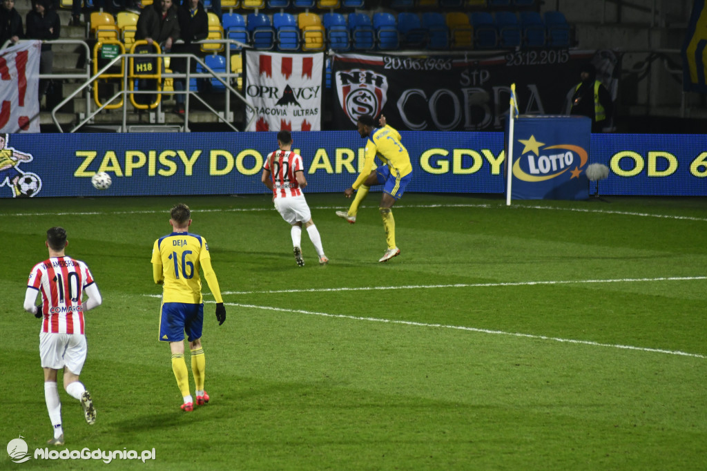 Arka Gdynia 0-1 Cracovia Kraków - 07.02.2020r.